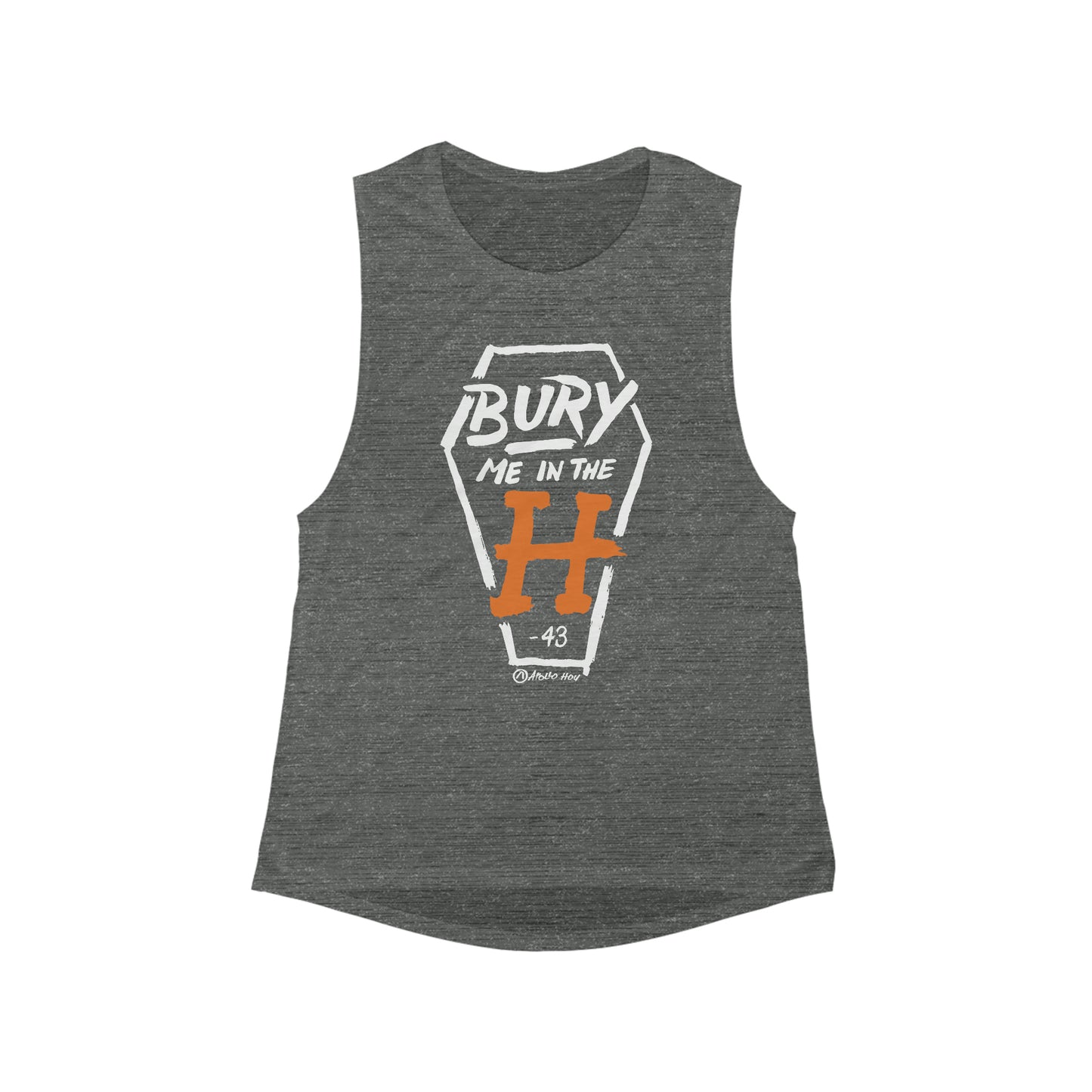 Bury Me in the H (Coffin Variant) Ladies Scoop Muscle Tank