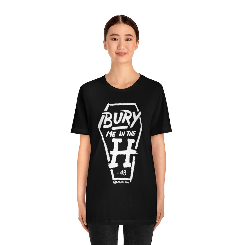 Bury Me In The H (Coffin Variant) Unisex Jersey Short-Sleeve Tee