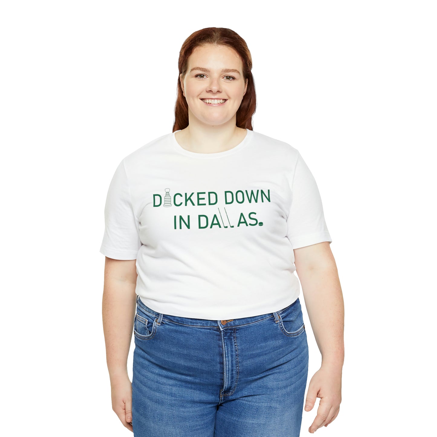 D*cked Down In Dallas Unisex Jersey Short Sleeve Tee