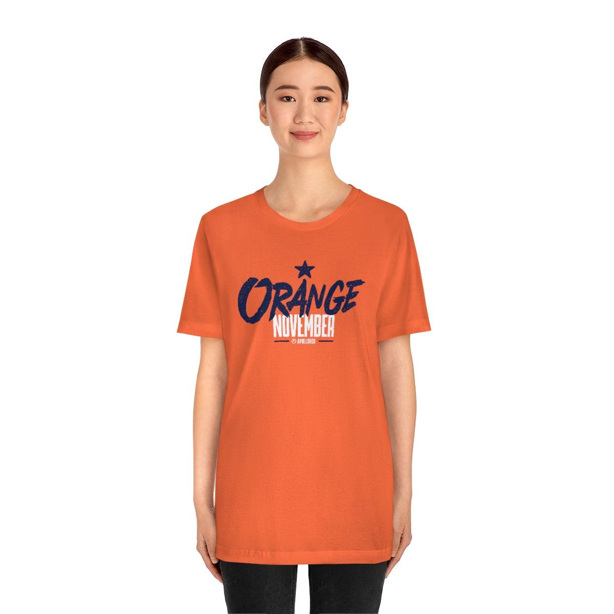 Orange November Unisex Jersey Tee