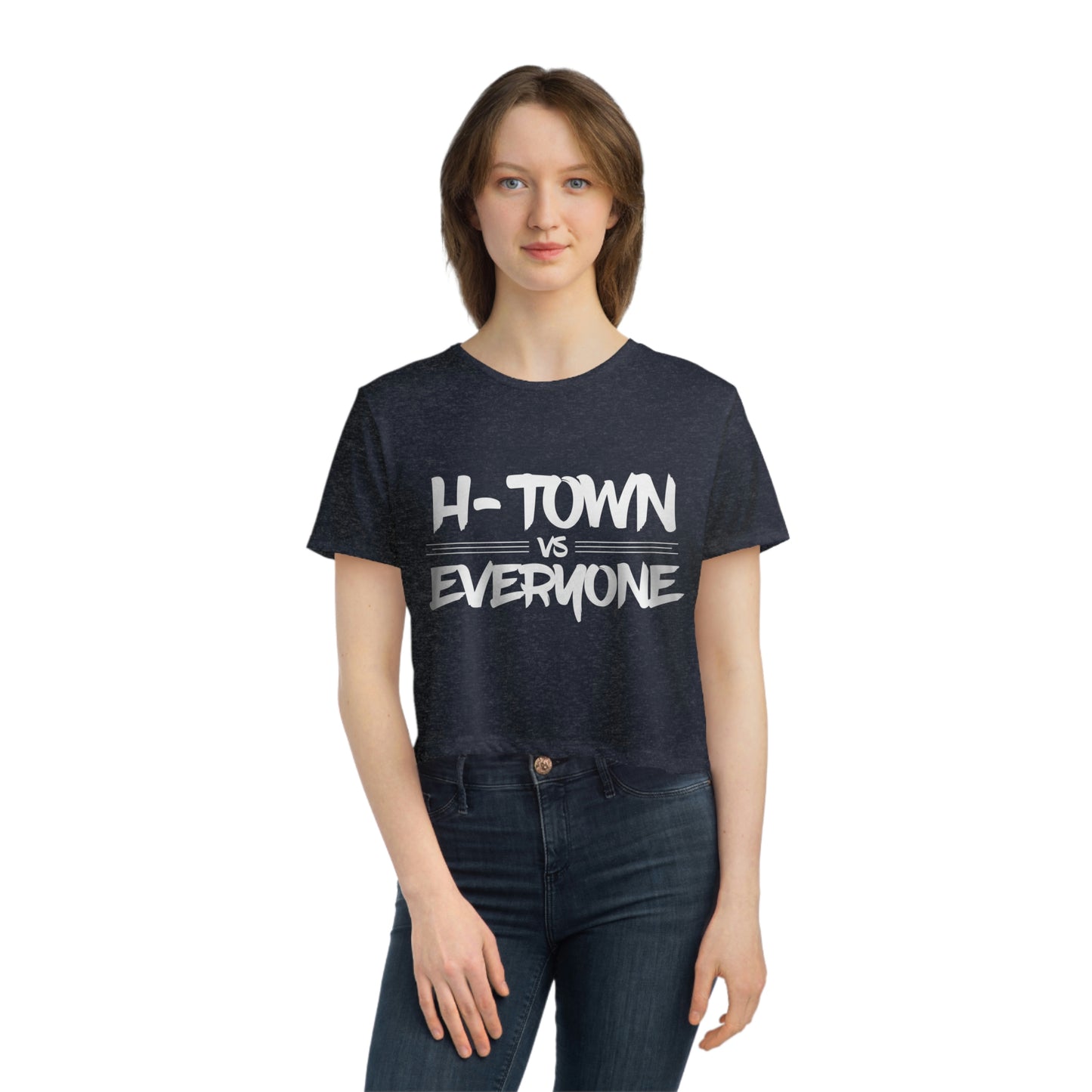 H-Town vs Everyone Cropped Tee