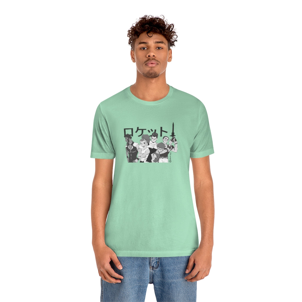 Rokketo Anime Unisex Jersey Tee