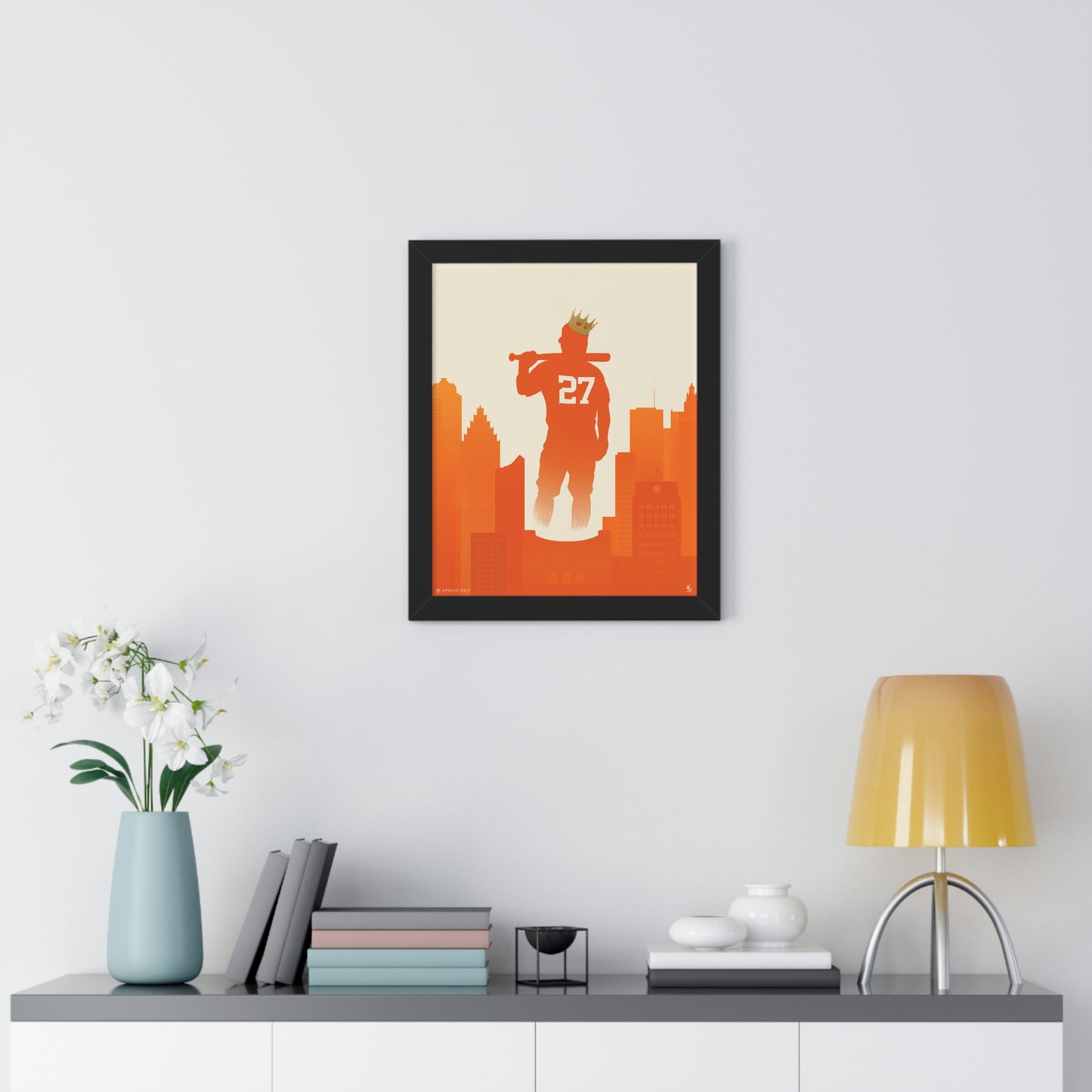 El Gigante - Framed Vertical Print
