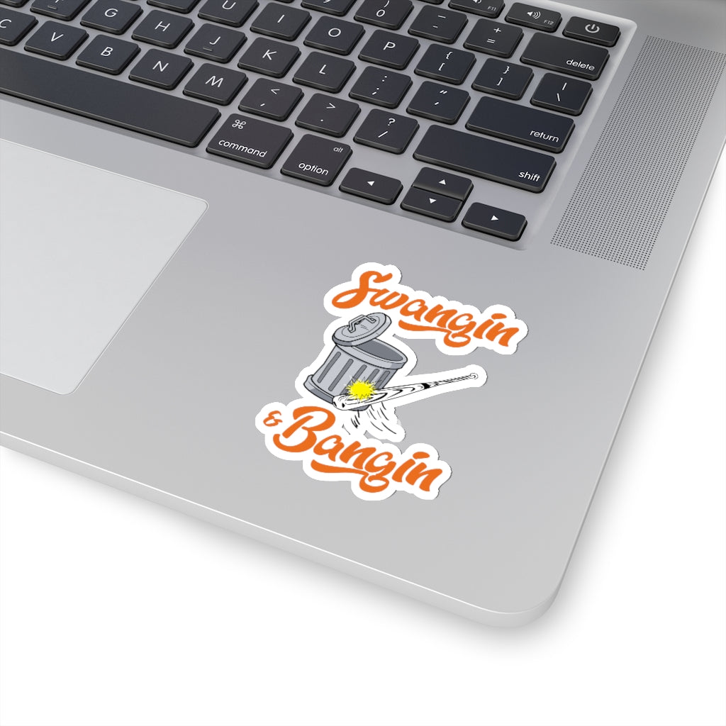 Swangin & Bangin Kiss-Cut Sticker