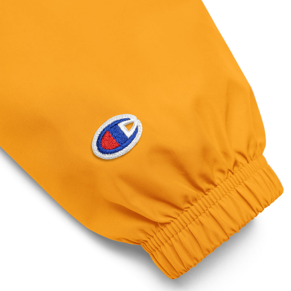 Rocket Patch Embroidered Champion Packable Jacket
