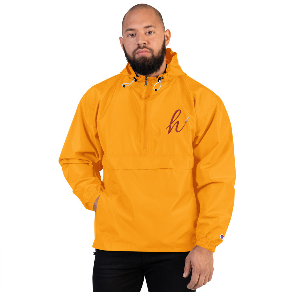 h Rocket Embroidered Champion Packable Jacket