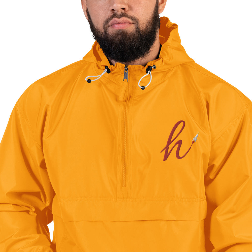 h Rocket Embroidered Champion Packable Jacket