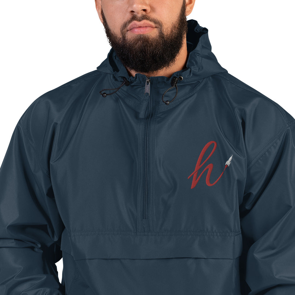 h Rocket Embroidered Champion Packable Jacket