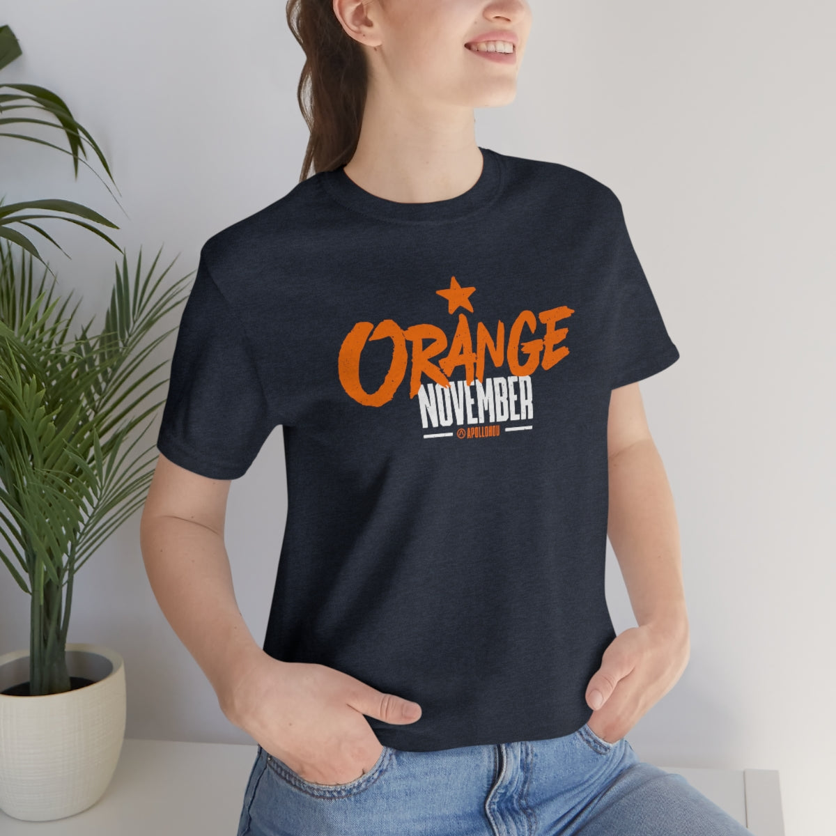 Orange November Unisex Jersey Tee