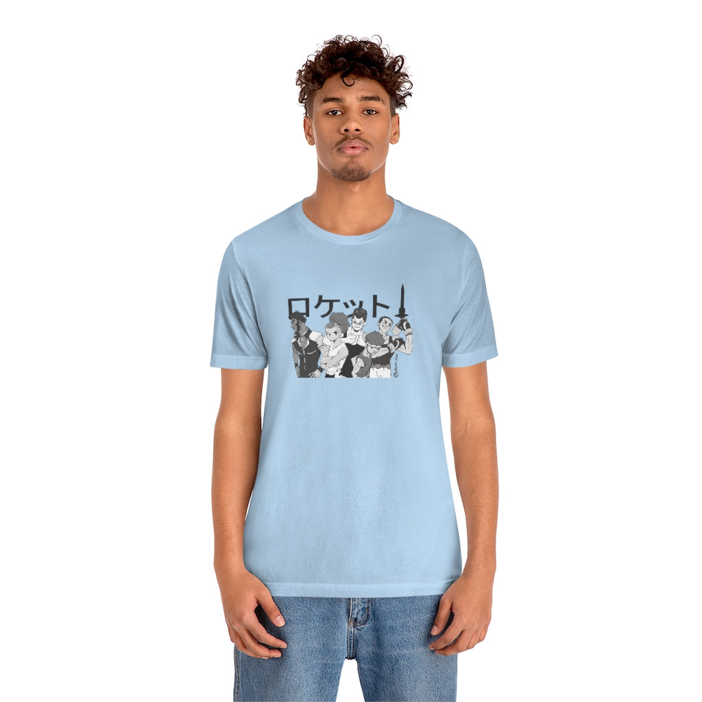 Rokketo Anime Unisex Jersey Tee