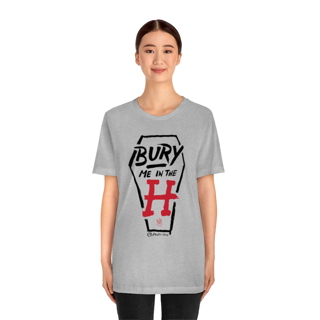 Bury Me In The H (UH Variant) Unisex Jersey Short-Sleeve Tee