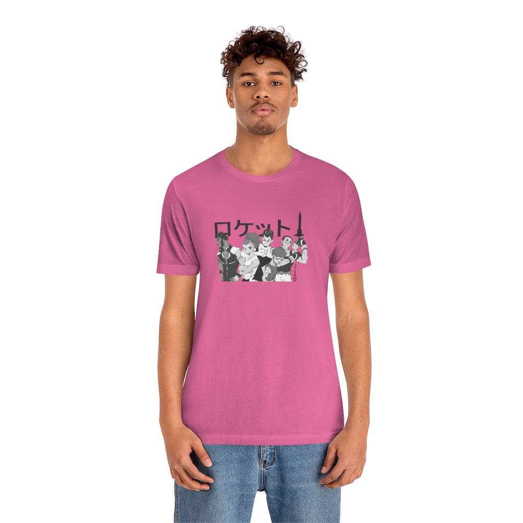 Rokketo Anime Unisex Jersey Tee