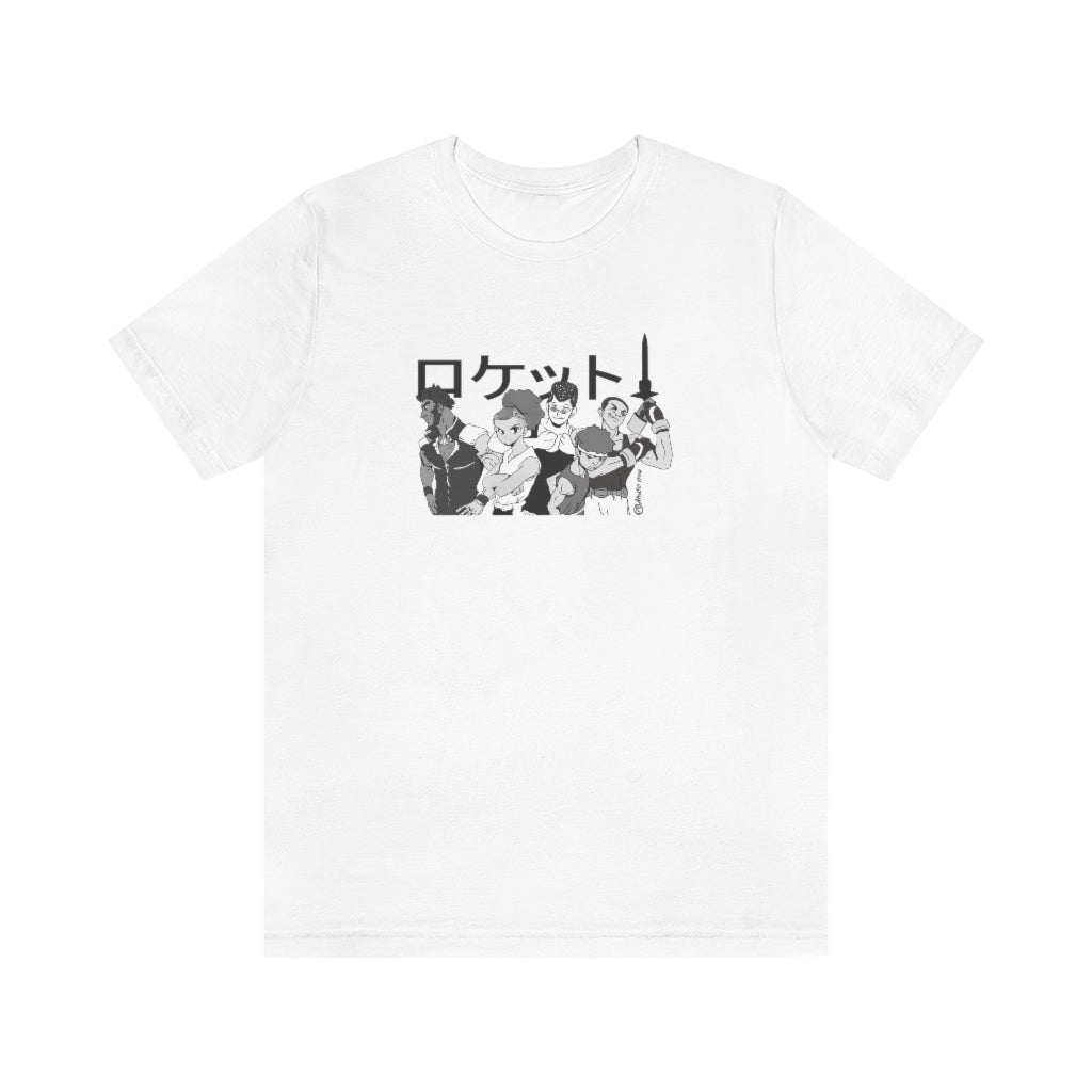 Rokketo Anime Unisex Jersey Tee