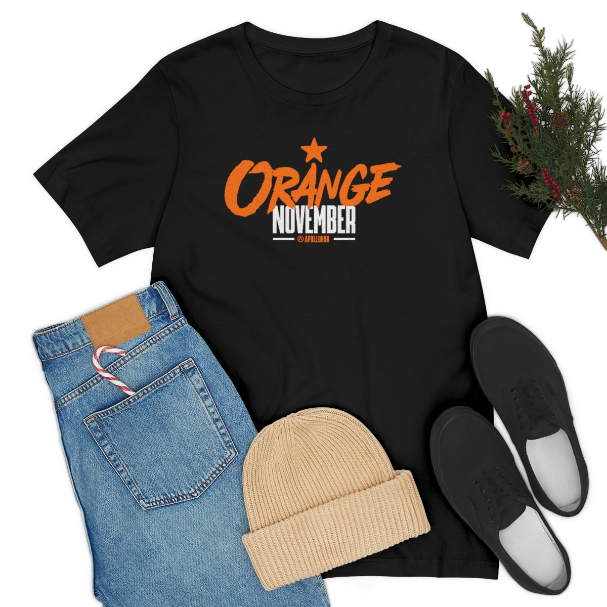 Orange November Unisex Jersey Tee