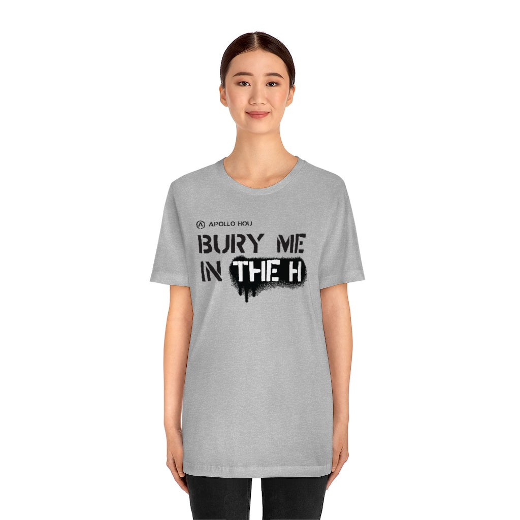 LIMITED ITEM* Bury me in the H (Stencil Variant) Unisex Jersey Short-Sleeve Tee
