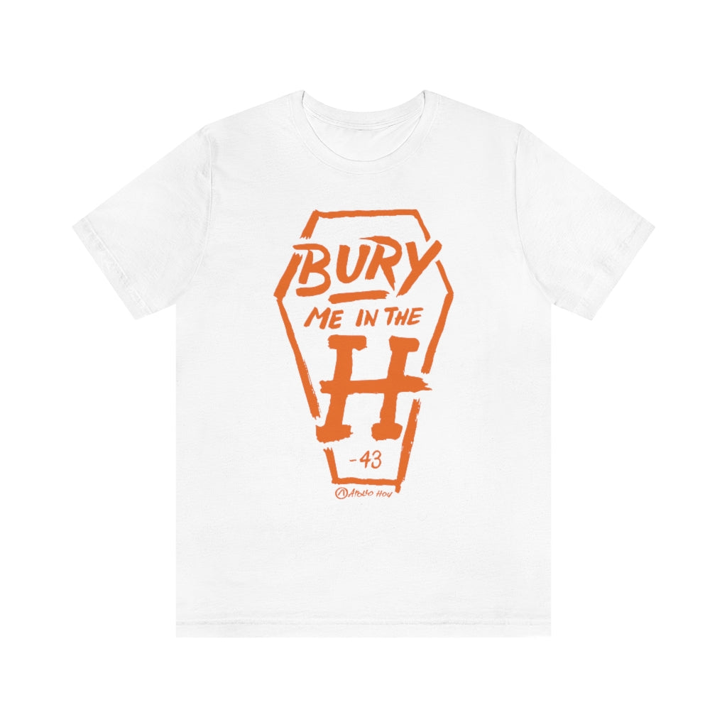 Bury Me In The H (Coffin Variant) Unisex Jersey Short-Sleeve Tee