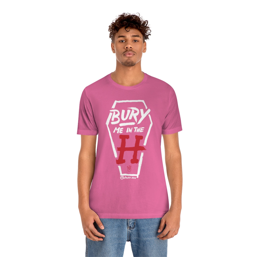 Bury Me In The H (UH Variant) Unisex Jersey Short-Sleeve Tee