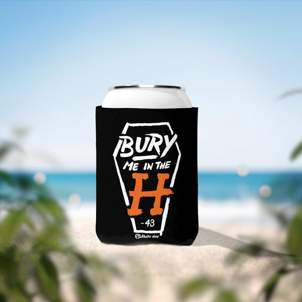 Bury Me In The H (Coffin Variant) Black Koozie