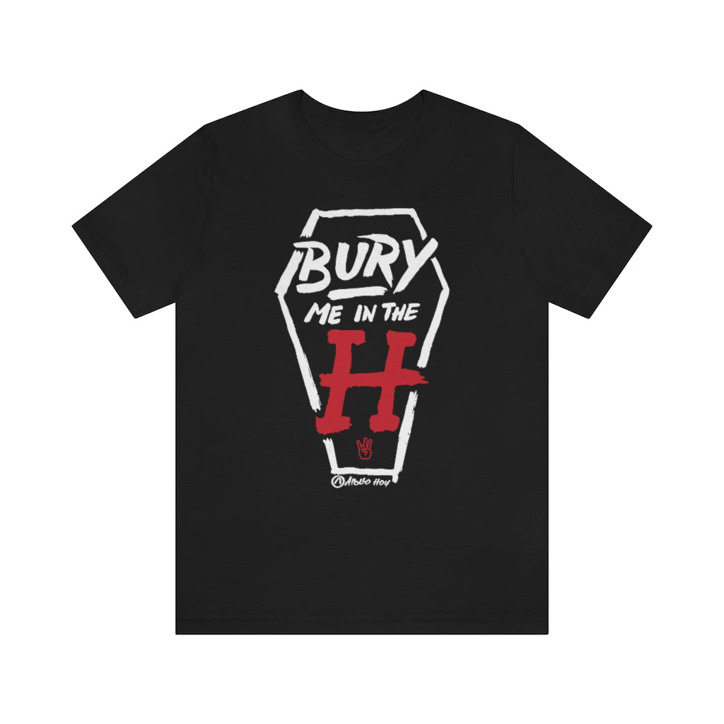 Bury Me In The H (UH Variant) Unisex Jersey Short-Sleeve Tee