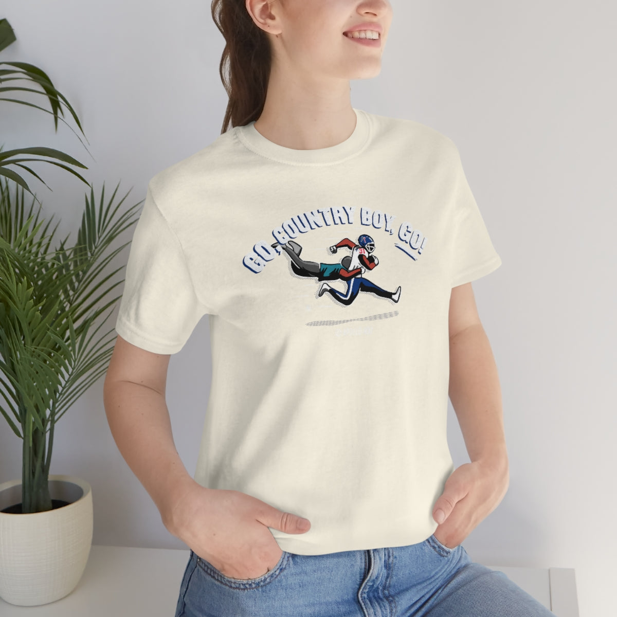 Go, Country Boy, Go! Unisex Jersey Tee
