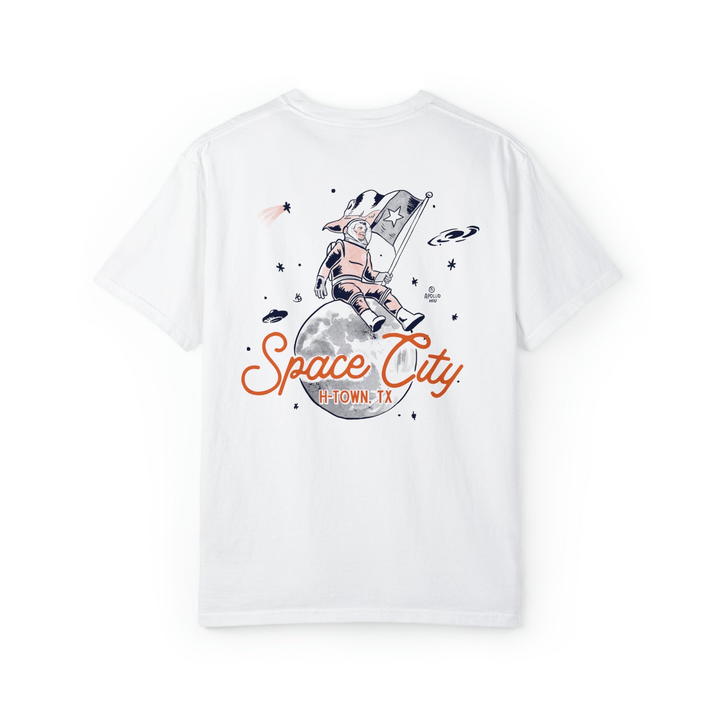 Space City Texas (Saturn) Premium Unisex Comfort Colors T-shirt