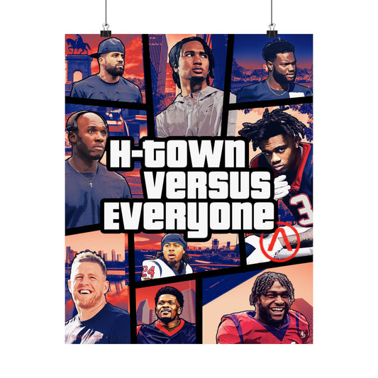 Htown GTA (Football) - Premium Matte Vertical Print
