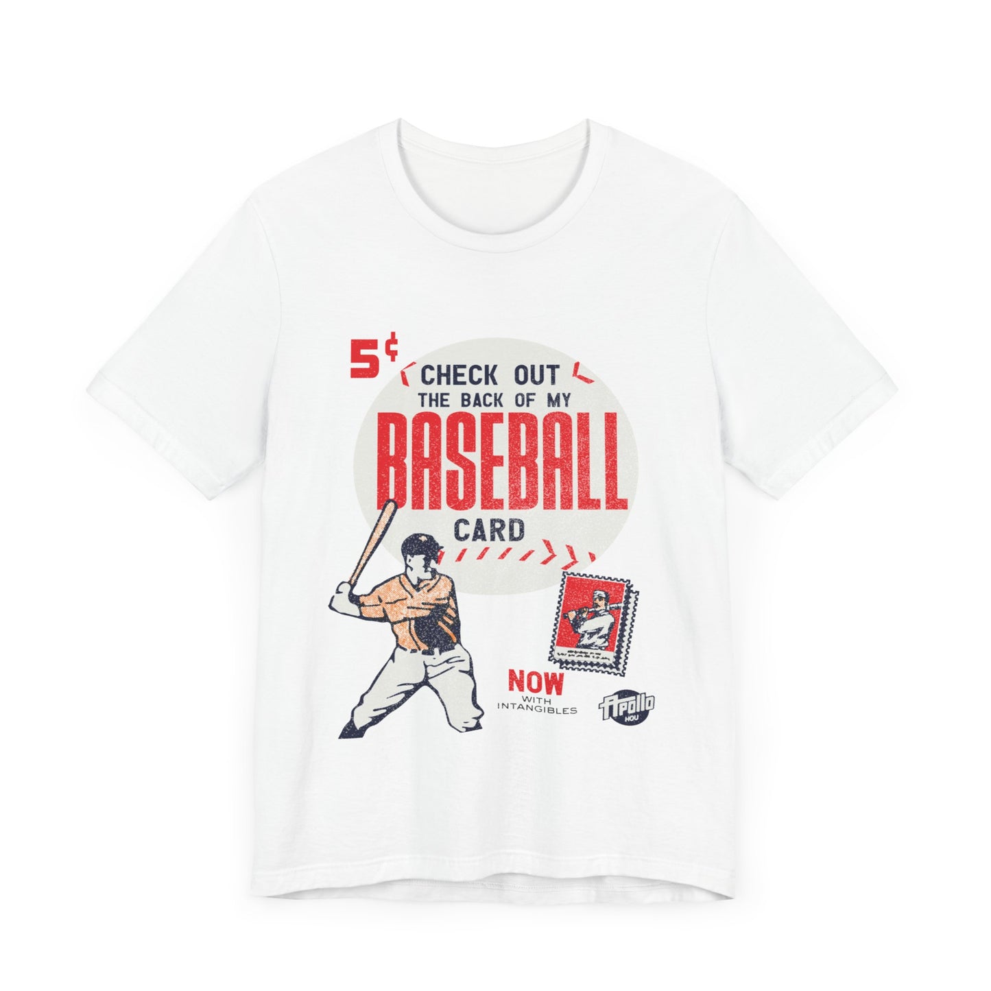 "Back of the Baseball Card" Unisex Jersey Short Sleeve Tee