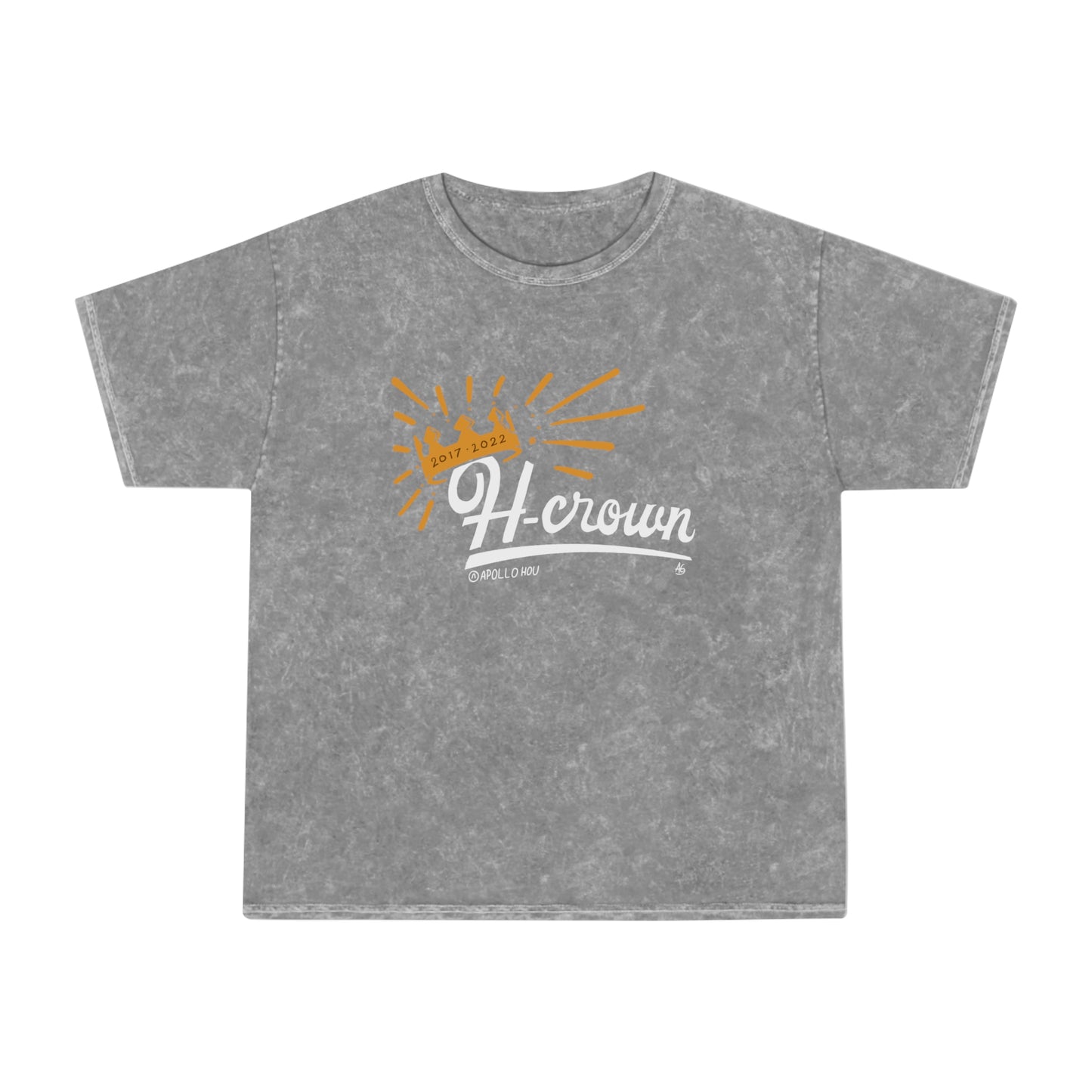 H-Crown Unisex Mineral Wash T-Shirt