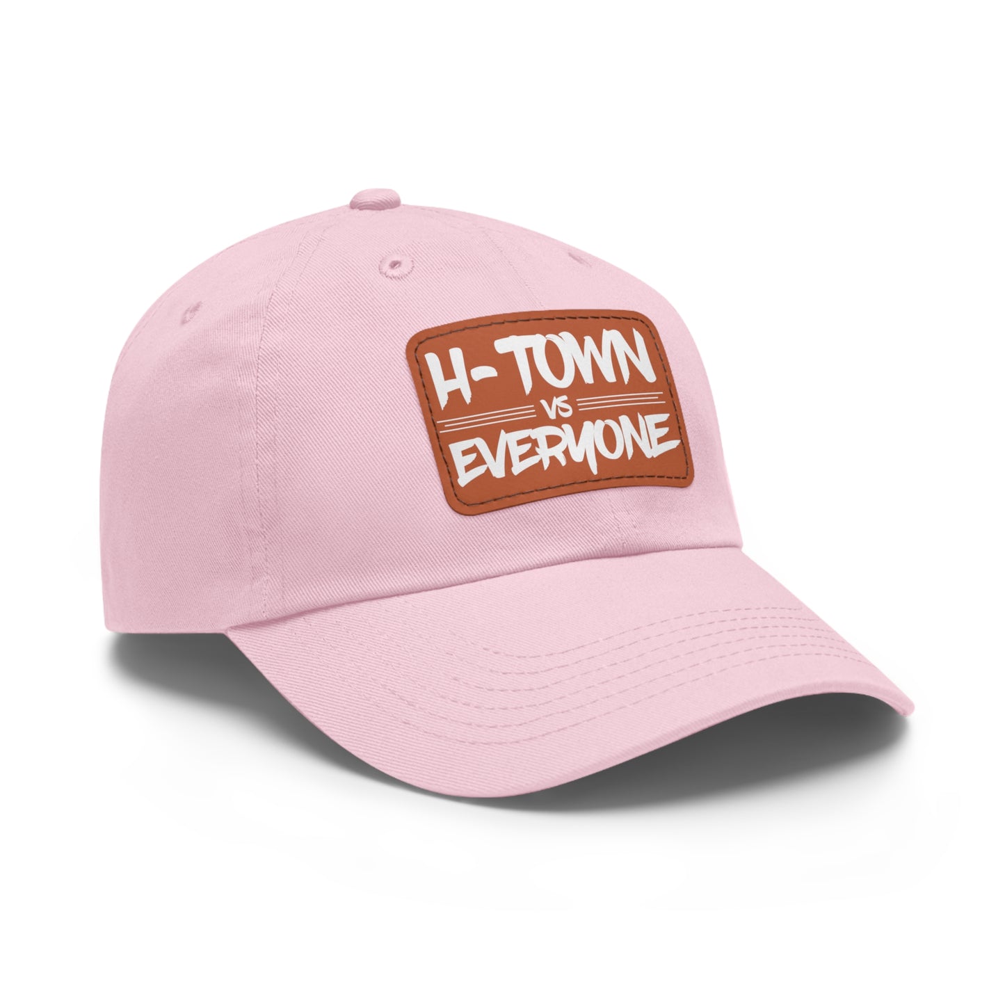 H-Town vs Everyone Leather Patch Dad Hat