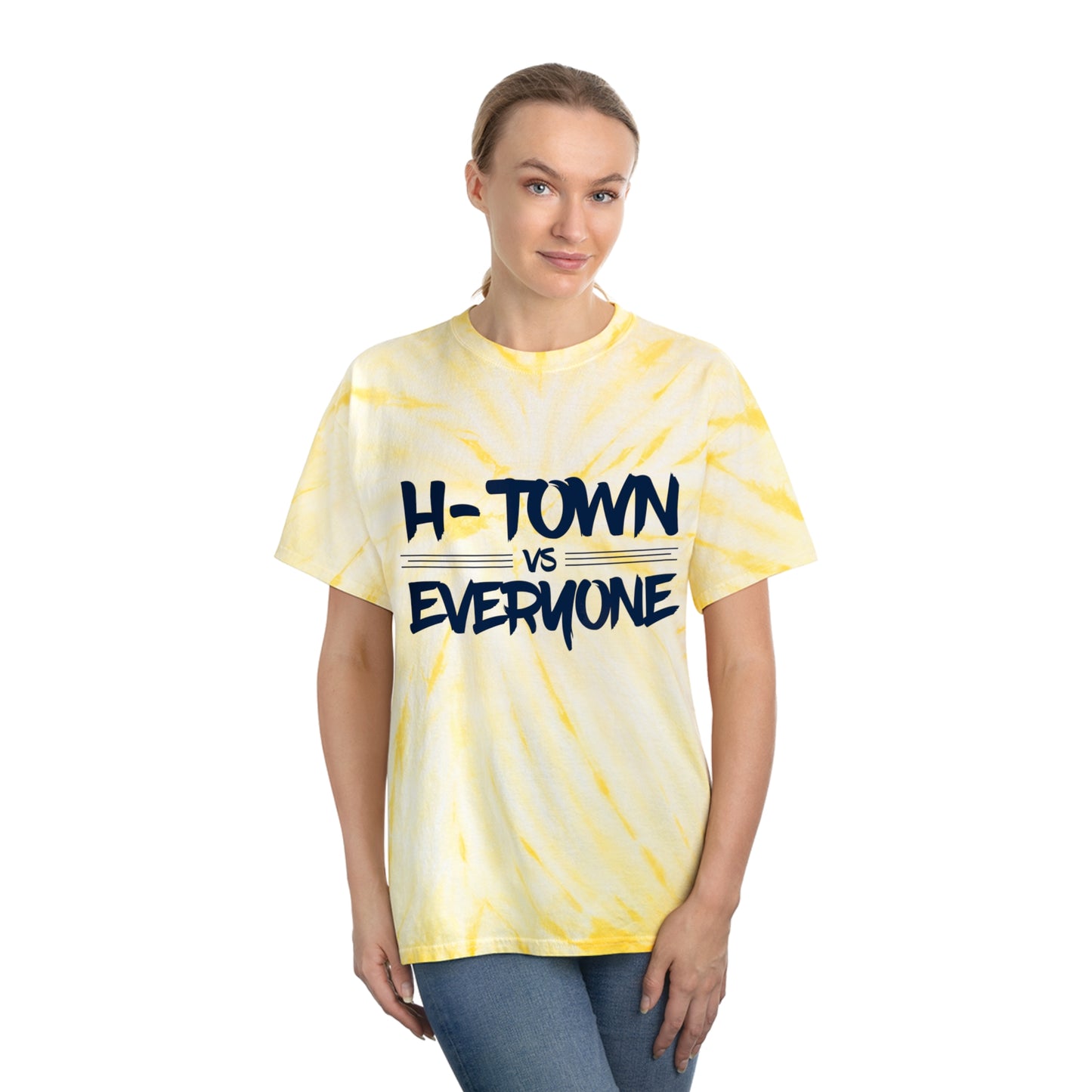 H-Town vs Everyone Unisex Tie-Dye Tee