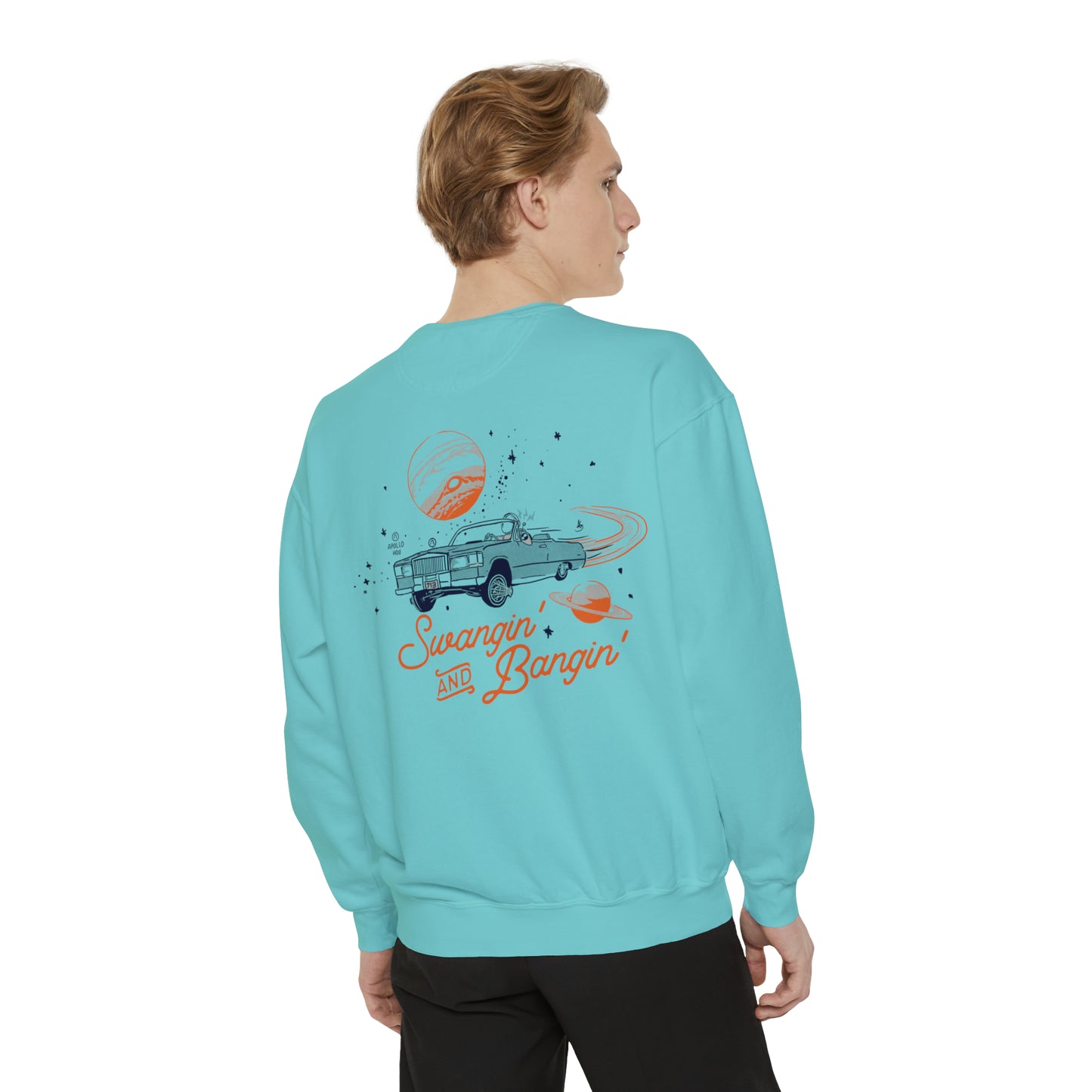 Swangin & Bangin (Saturn) Unisex Comfort Colors Sweatshirt