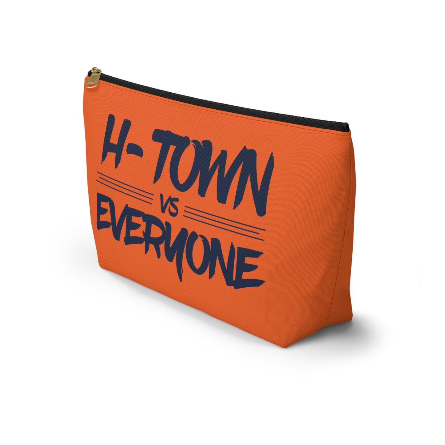 H-Town vs Everyone Zipper Pouch - Orange