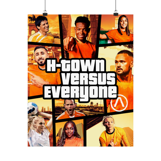 Htown GTA (Soccer) - Premium Matte Vertical Print
