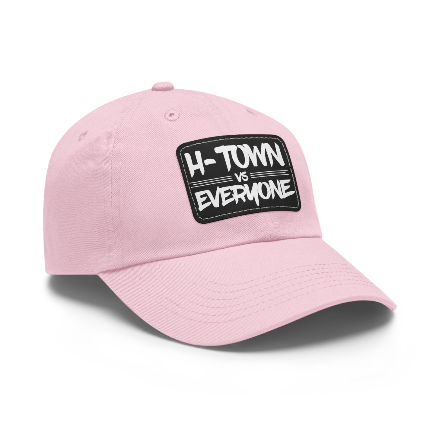 H-Town vs Everyone Leather Patch Dad Hat