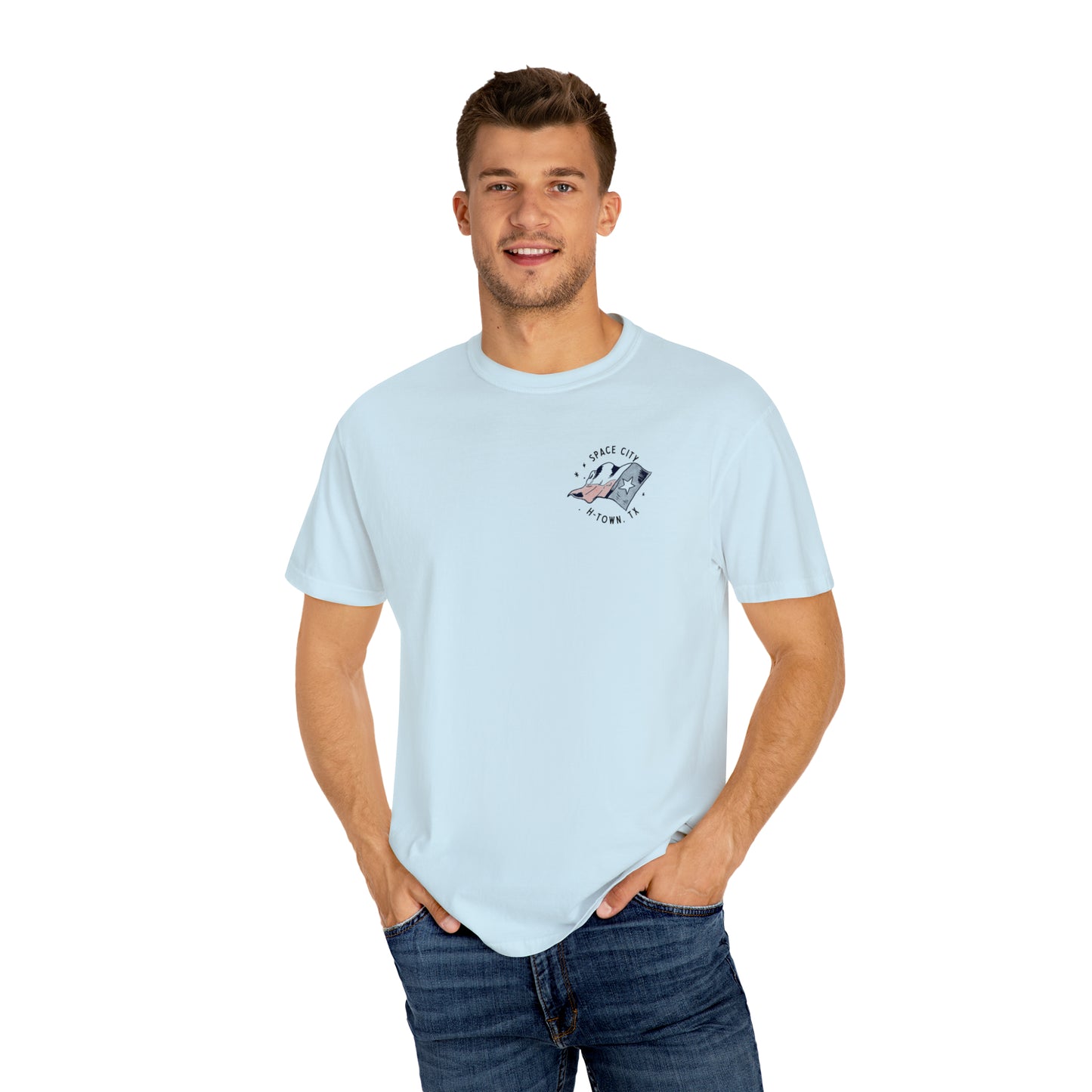 Space City Texas (Saturn) Premium Unisex Comfort Colors T-shirt