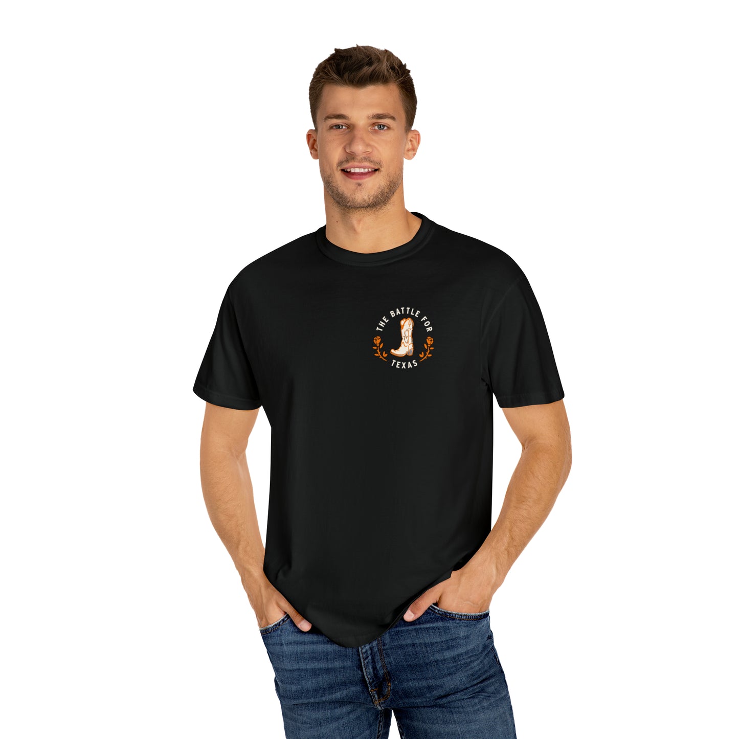 Battle For Texas Baseball Premium Unisex Garment-Dyed T-shirt