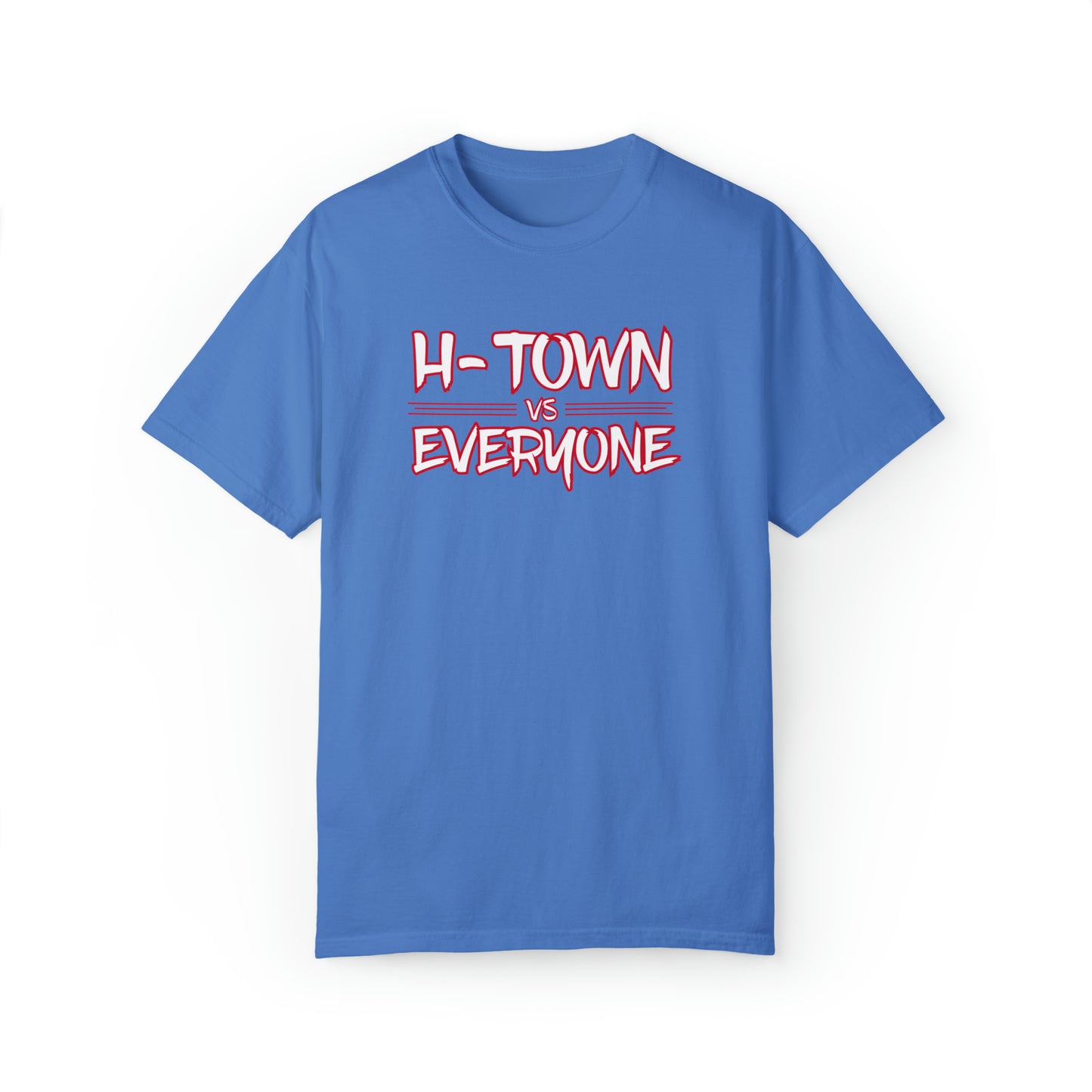 H-Town vs Everyone (HOU Blue) Alt Premium Unisex Comfort Colors T-shirt