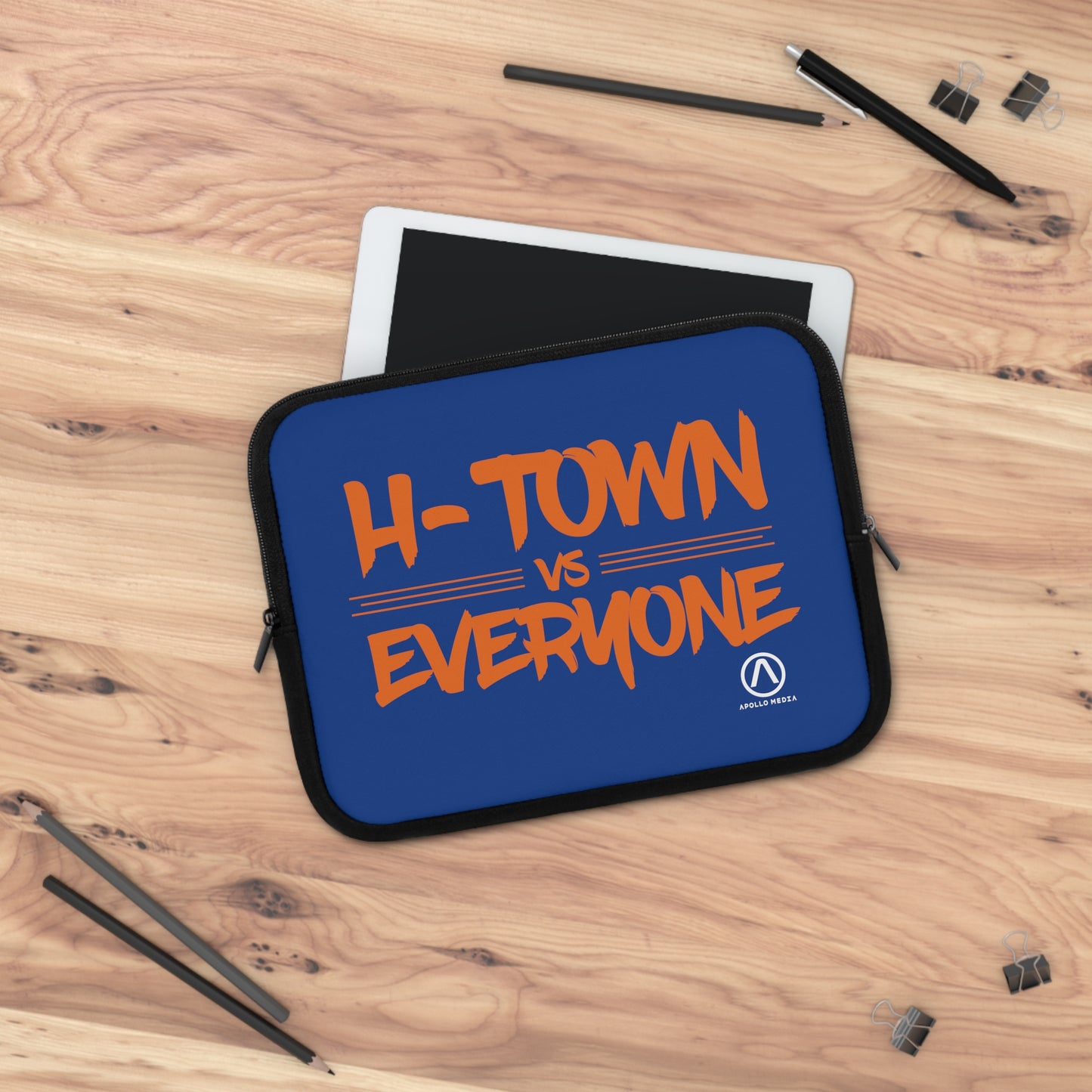 H-Town vs Everyone Laptop Sleeve - Orange