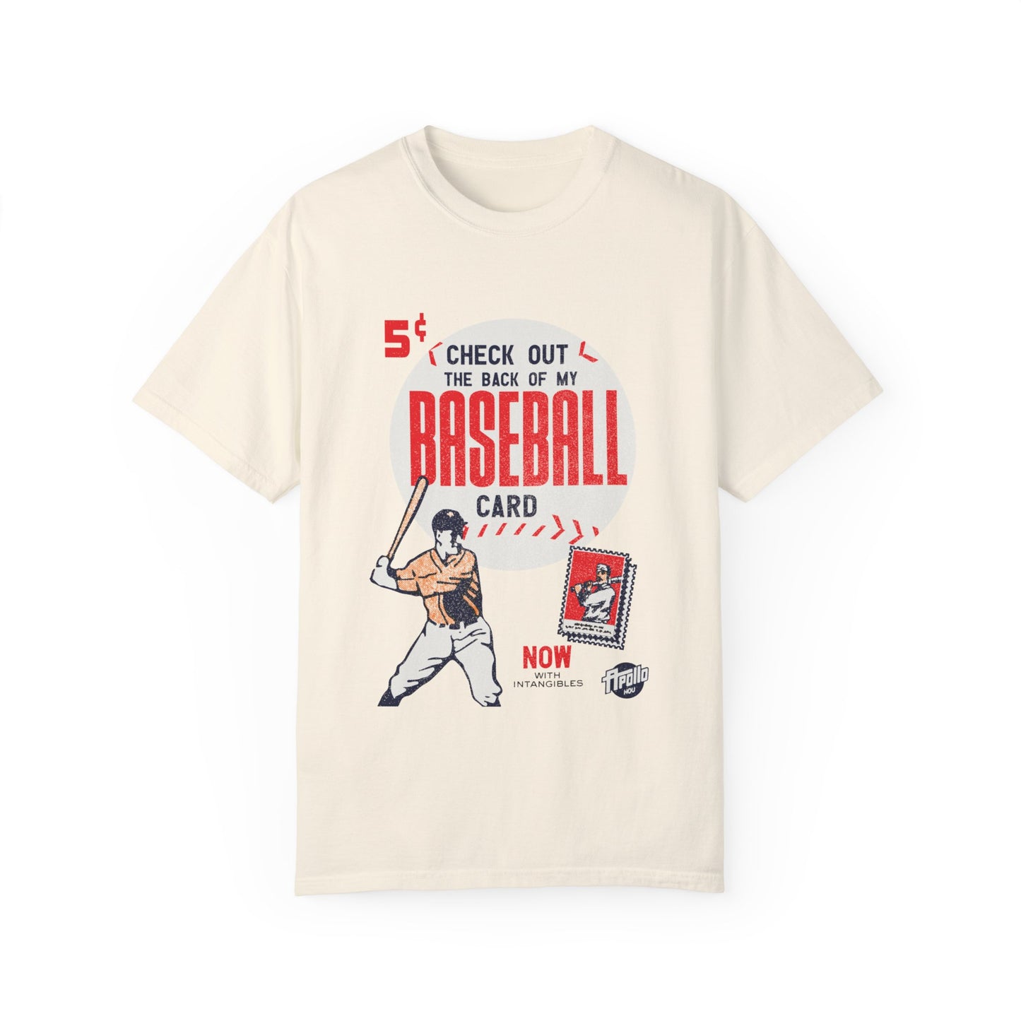 "Back of the Baseball Card" Unisex Comfort Colors T-shirt