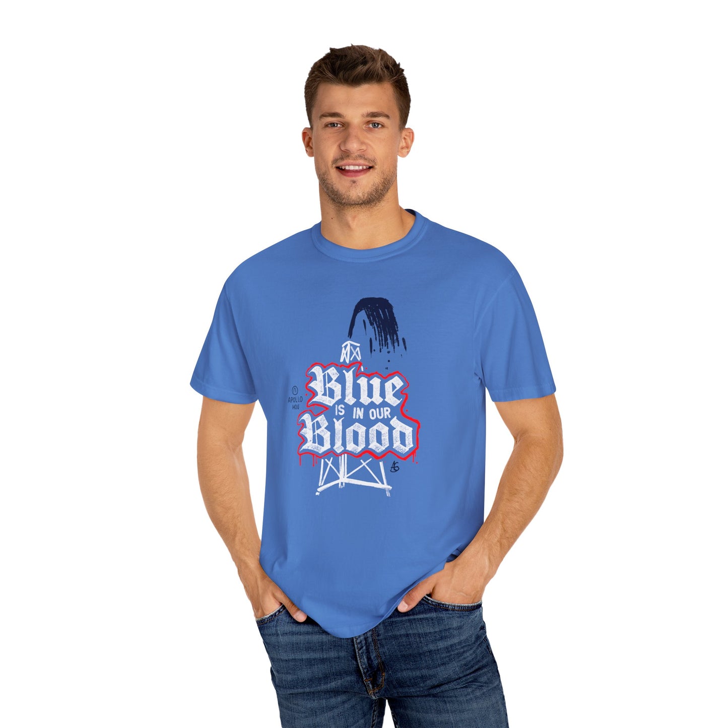 Blue Is In Our Blood Unisex Comfort Colors T-shirt