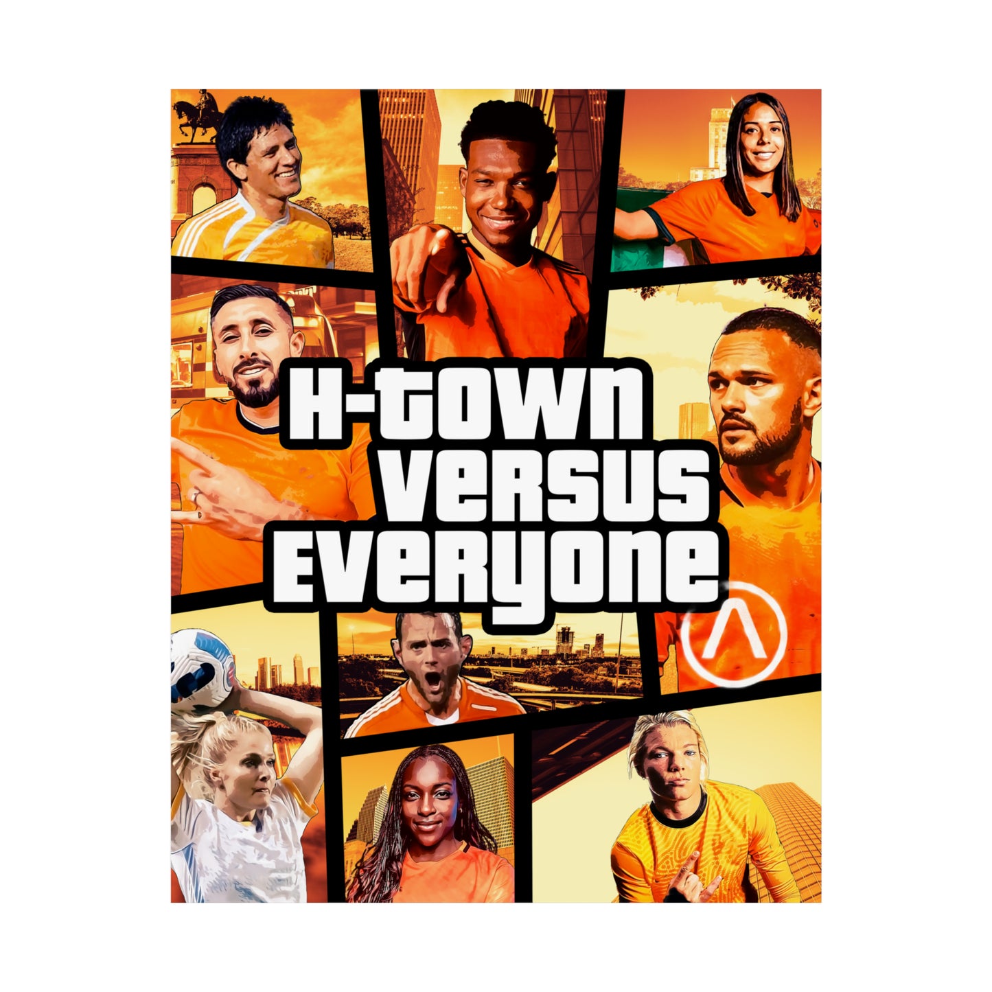 Htown GTA (Soccer) - Premium Matte Vertical Print