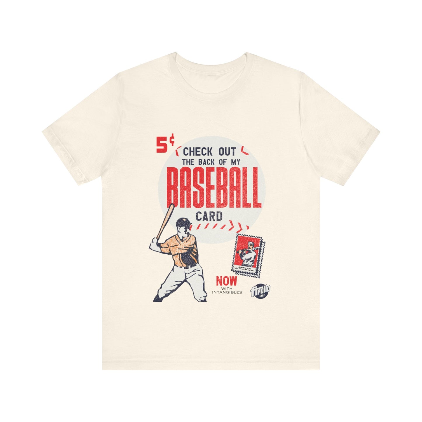 "Back of the Baseball Card" Unisex Jersey Short Sleeve Tee