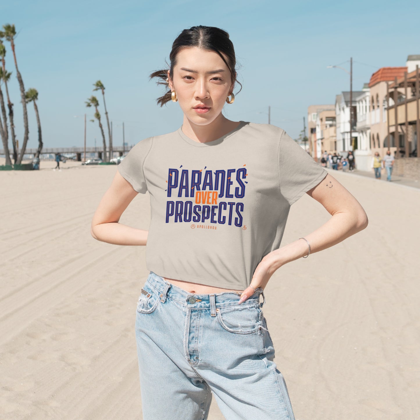 Parades Over Prospects Cropped Tee
