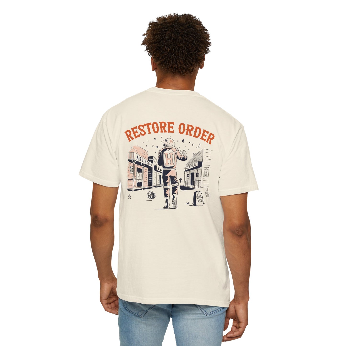 Restore Order (Front & Back) Unisex Comfort Colors T-shirt - Saturn