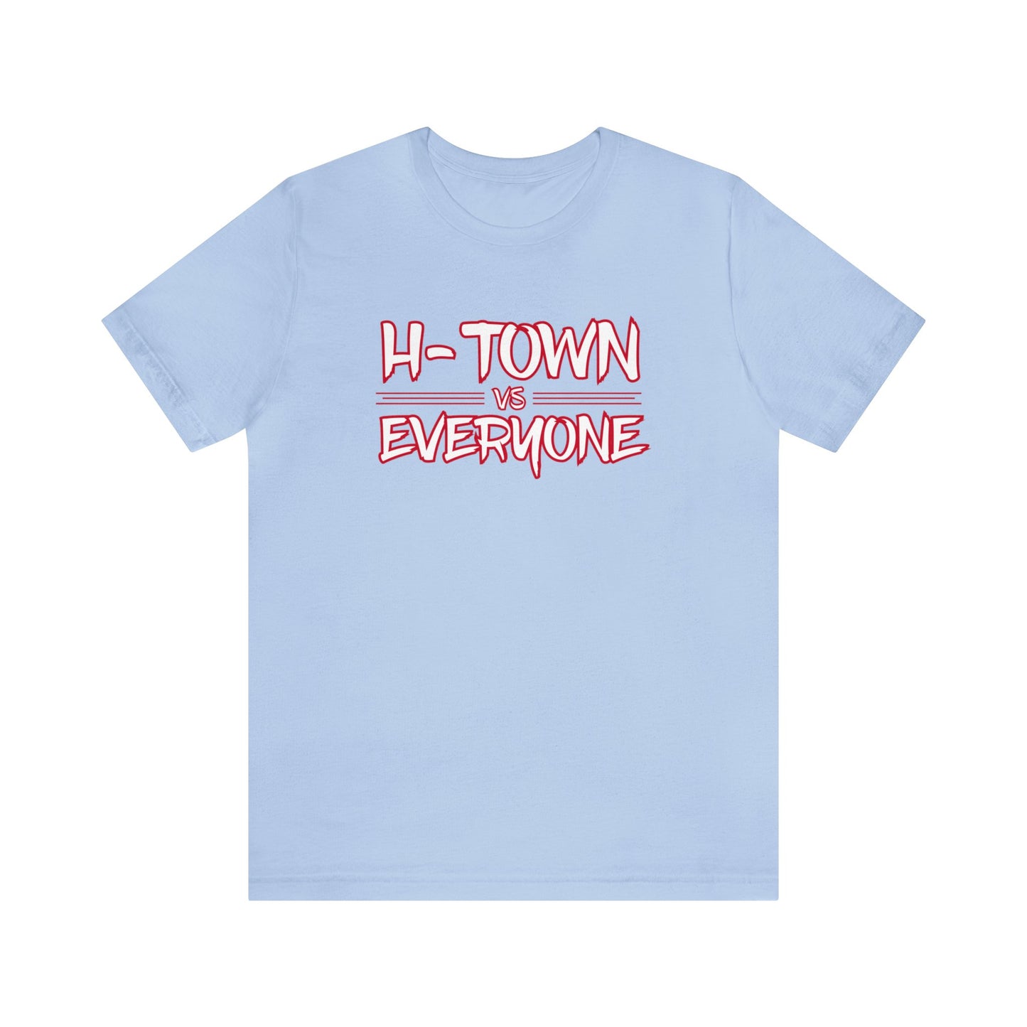 H-Town vs Everyone (HOU Blue) Alt Unisex Jersey Short Sleeve Tee