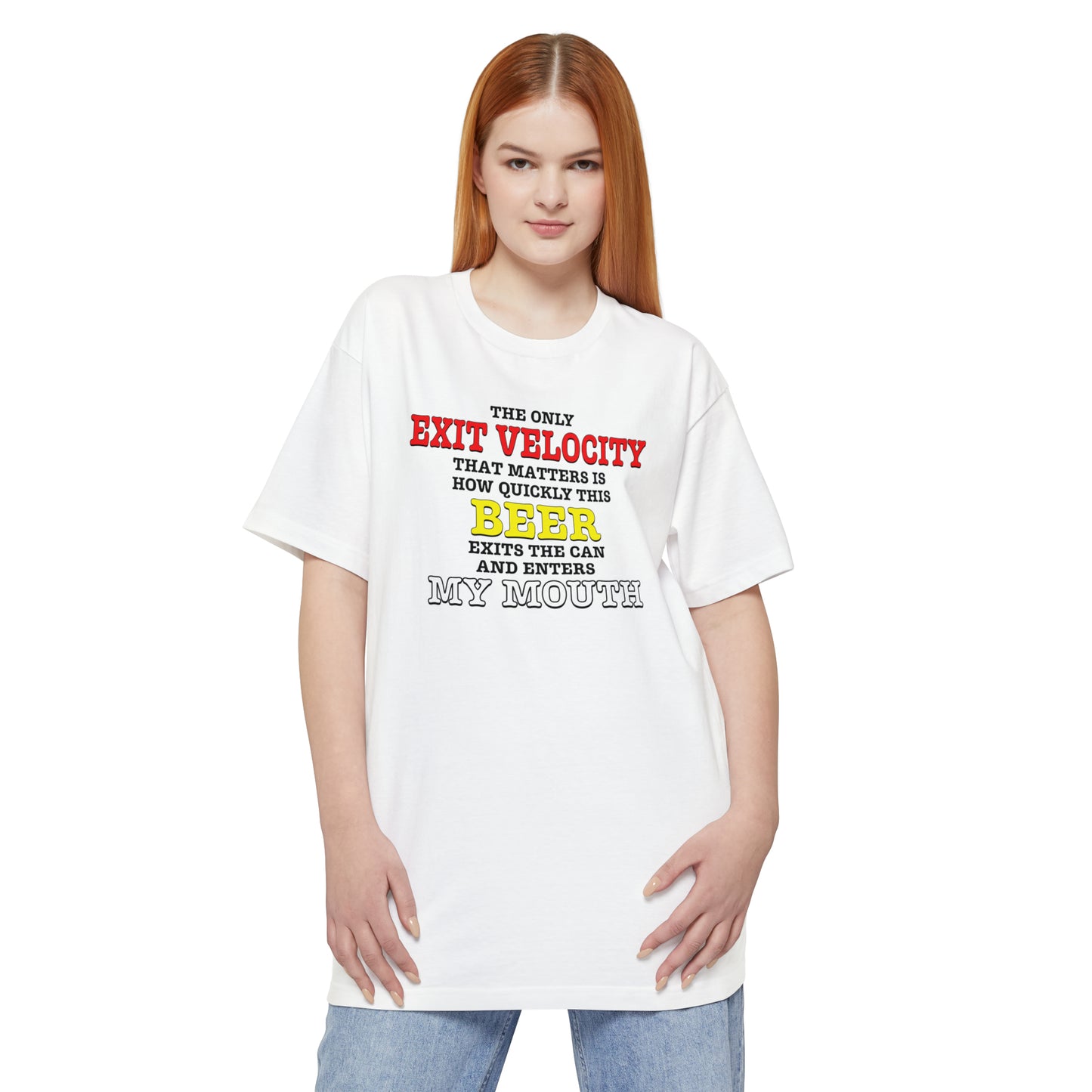 Beer Exit Velo BIG & TALL Unisex Tall Beefy-T® T-Shirt