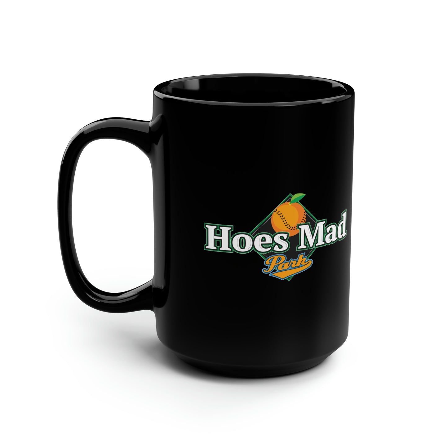 Hoe's Mad Black Mug 15oz