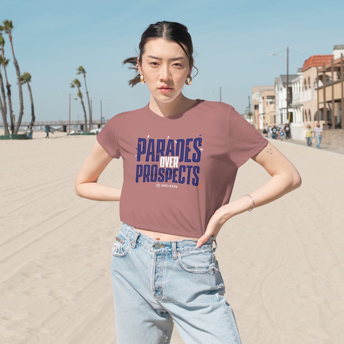 Parades Over Prospects Cropped Tee