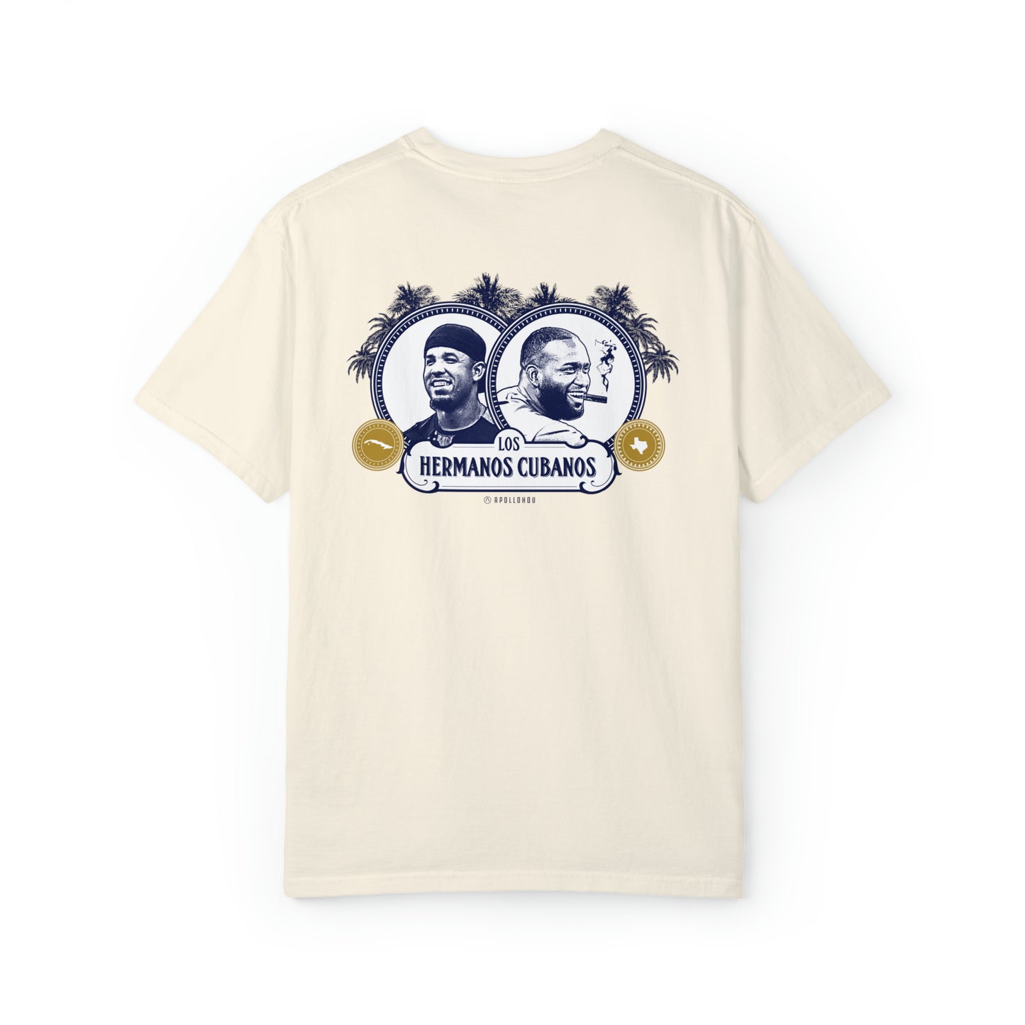 Los Hermanos Cubanos Premium Unisex Garment-Dyed T-shirt