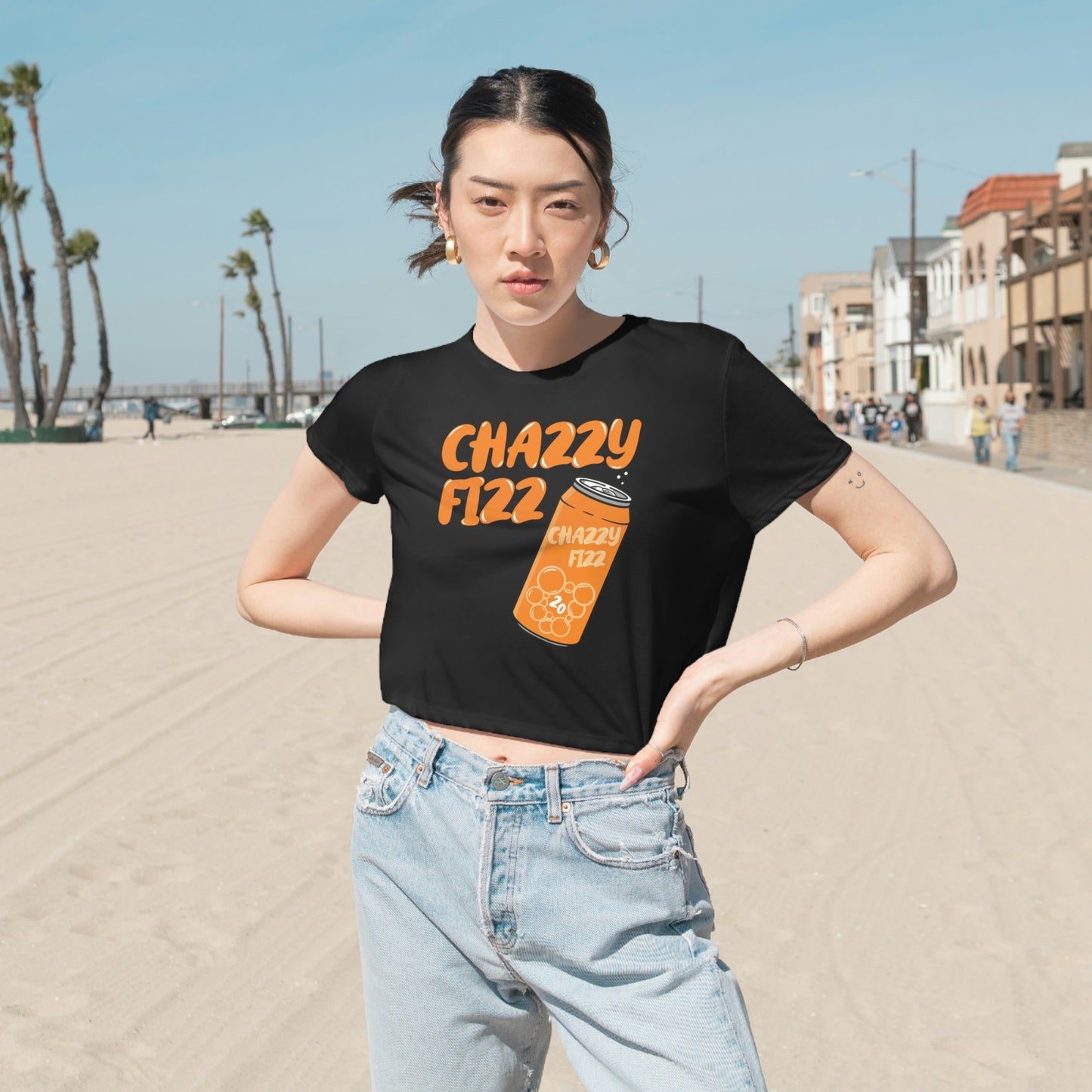 Chazzy Fizz Cropped Tee
